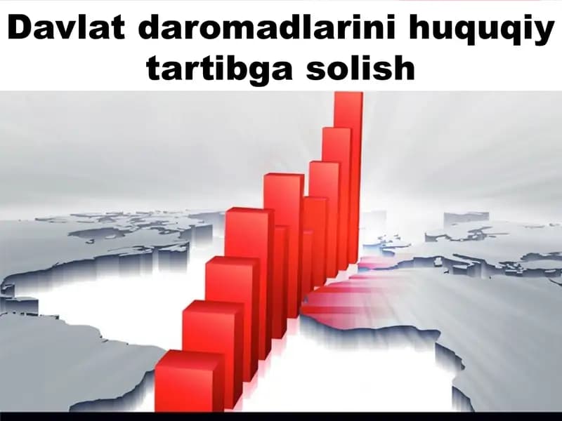 Davlat daromadlarini huquqiytartibga solish