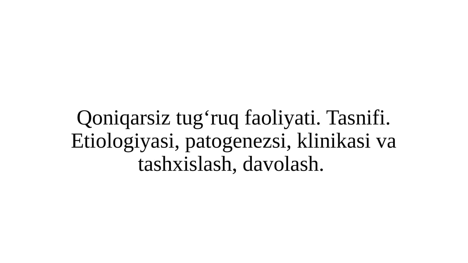 Qoniqarsiz tug'ruq faoliyati