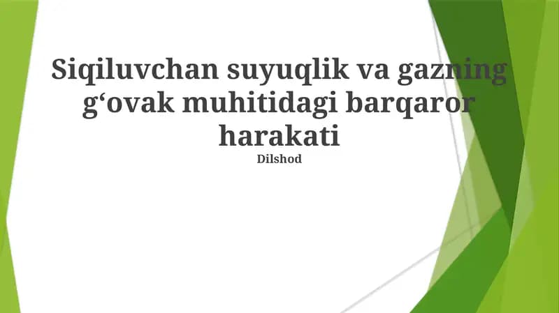 Sonli Modellashtirish Usullari