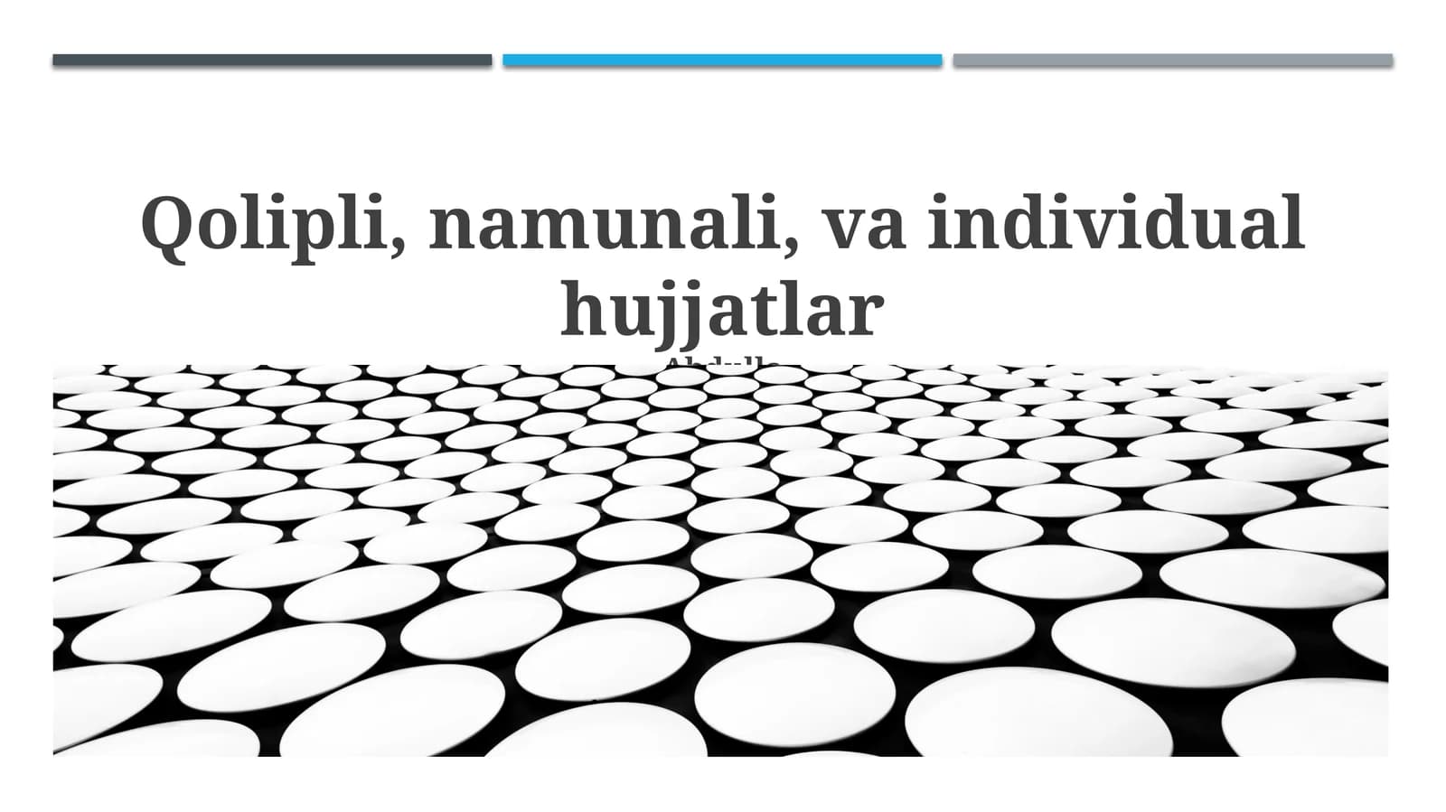 Andoza, Namuna va Individual Hujjatlar: Asosiy Tushunchalar va Farqlar