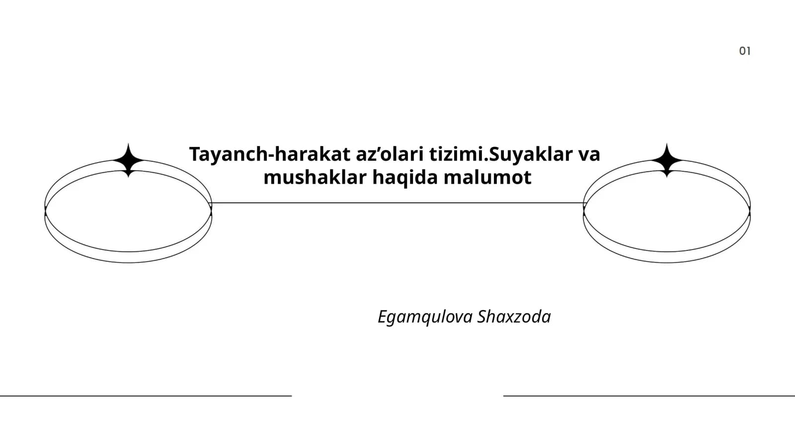 Tayanch-harakat az’olari tizimi.Suyaklar va mushaklar haqida malumot