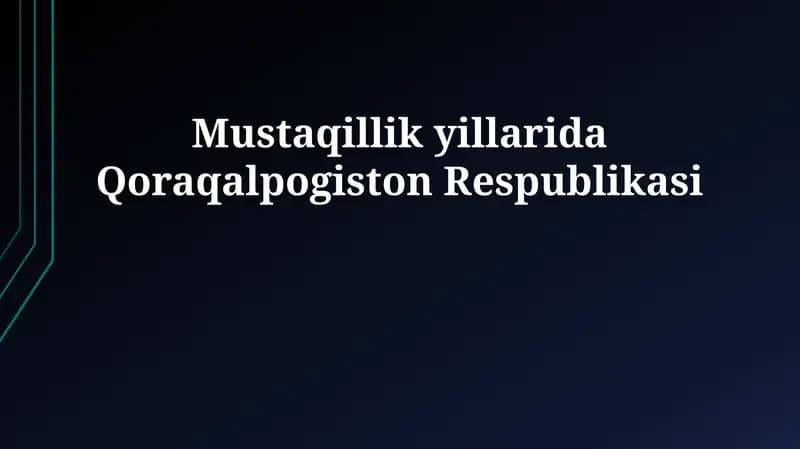 Qoraqalpogiston Respublikasi Konstitutsiyasi