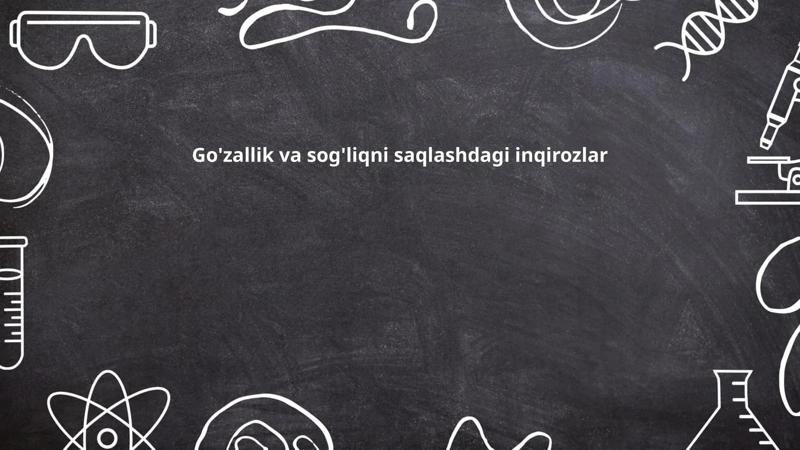 Go'zallik va sog'liqni saqlashdagi inqirozlar