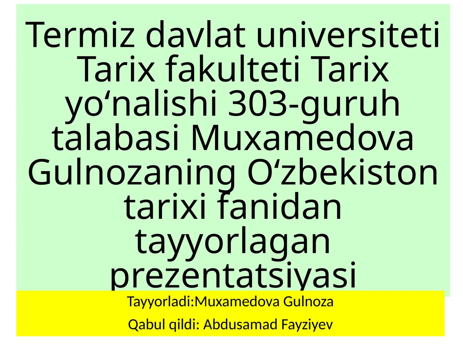 Prezentatsiya "Hujumharakativauningoqibatlari"