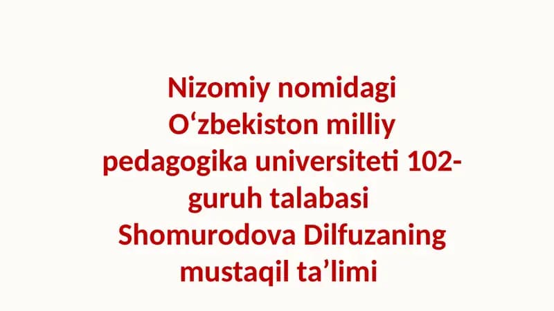 Maktabgacha yoshdagi bolalarda xulq motivlarining rivojlanishi va oʻziga baho berishi shakllanishi