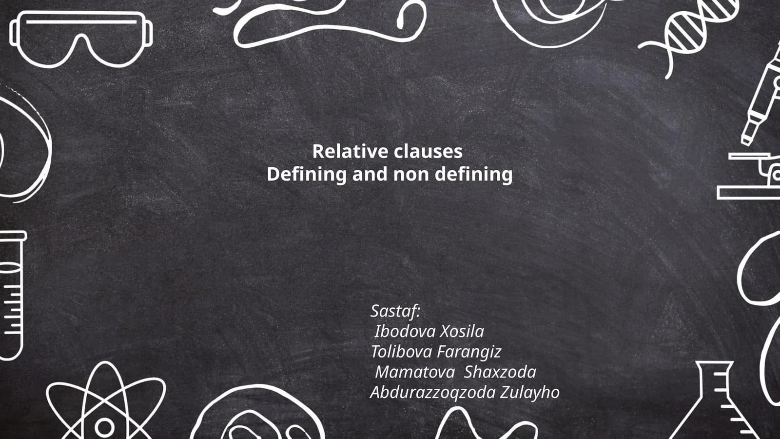 Relative clauses