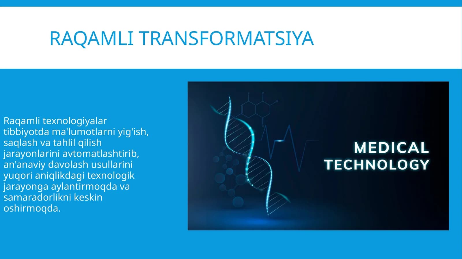 Raqamli Transformatsiya