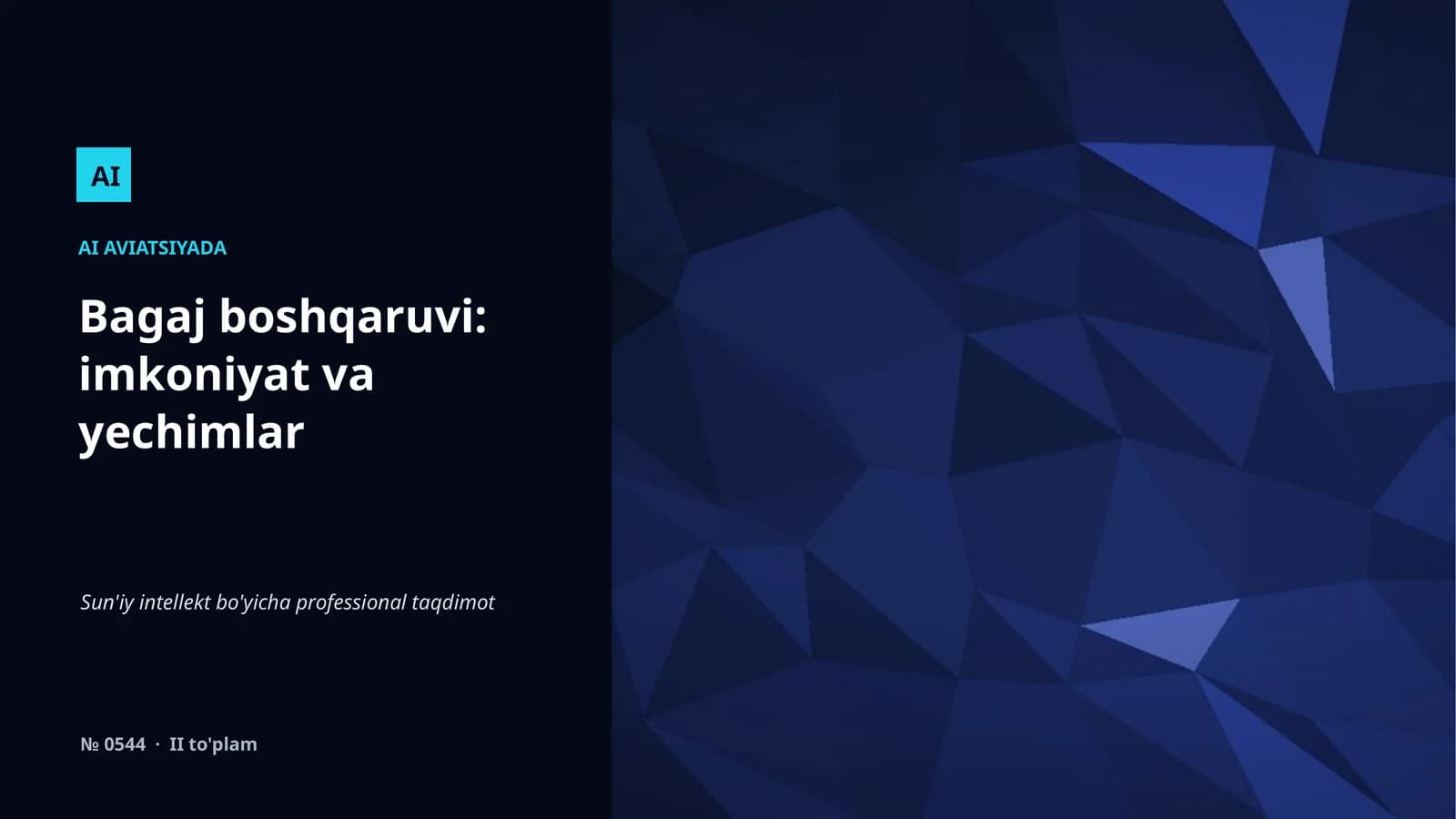 Aviatsiyada AI