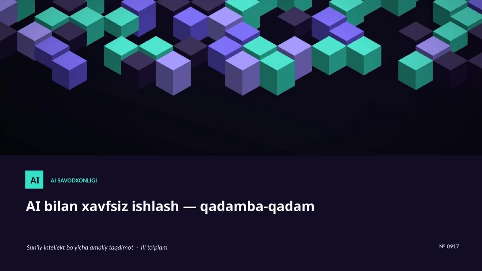 AI SAVODXONLIGI