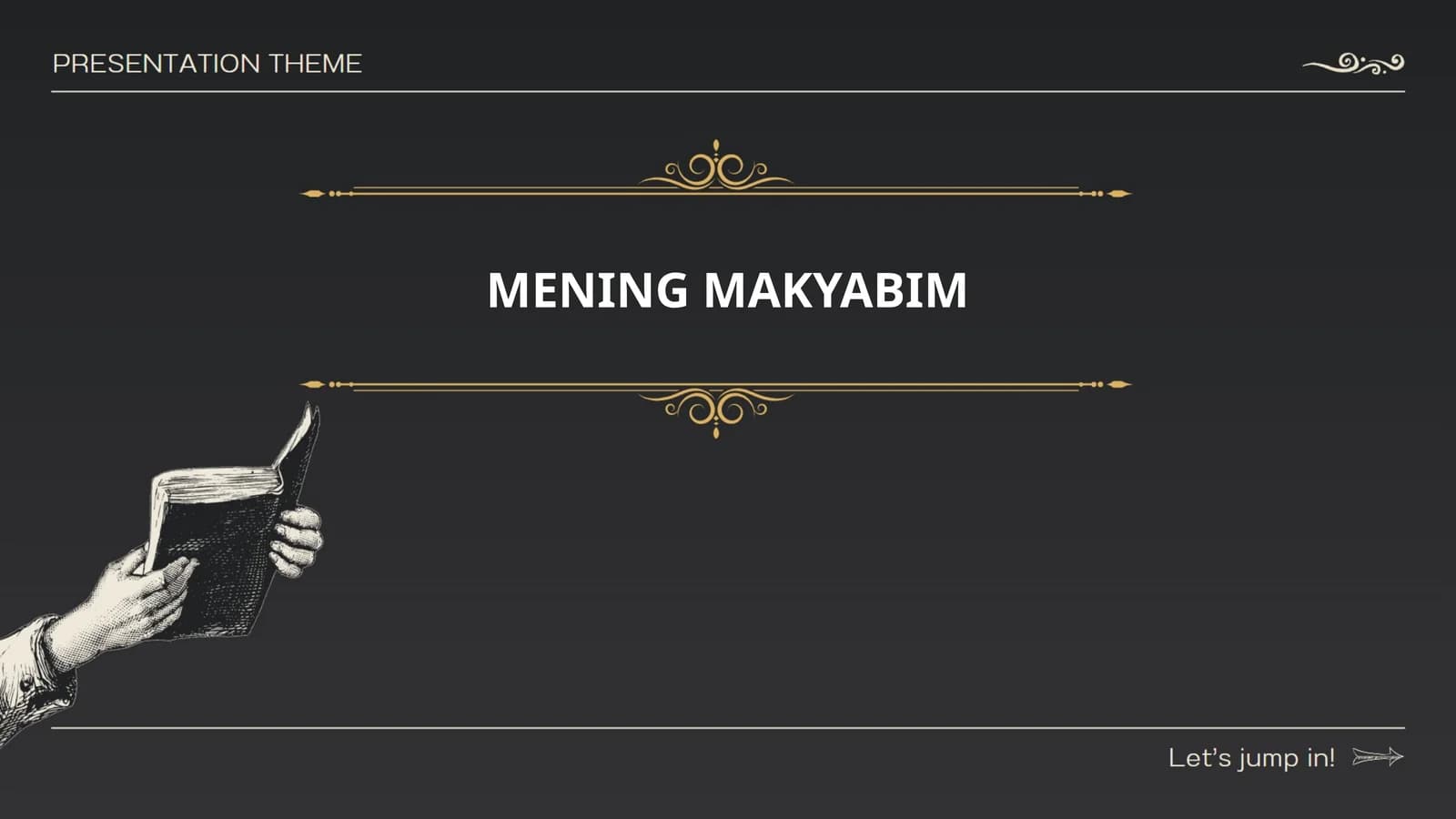 Mening Makyajim: Kirish