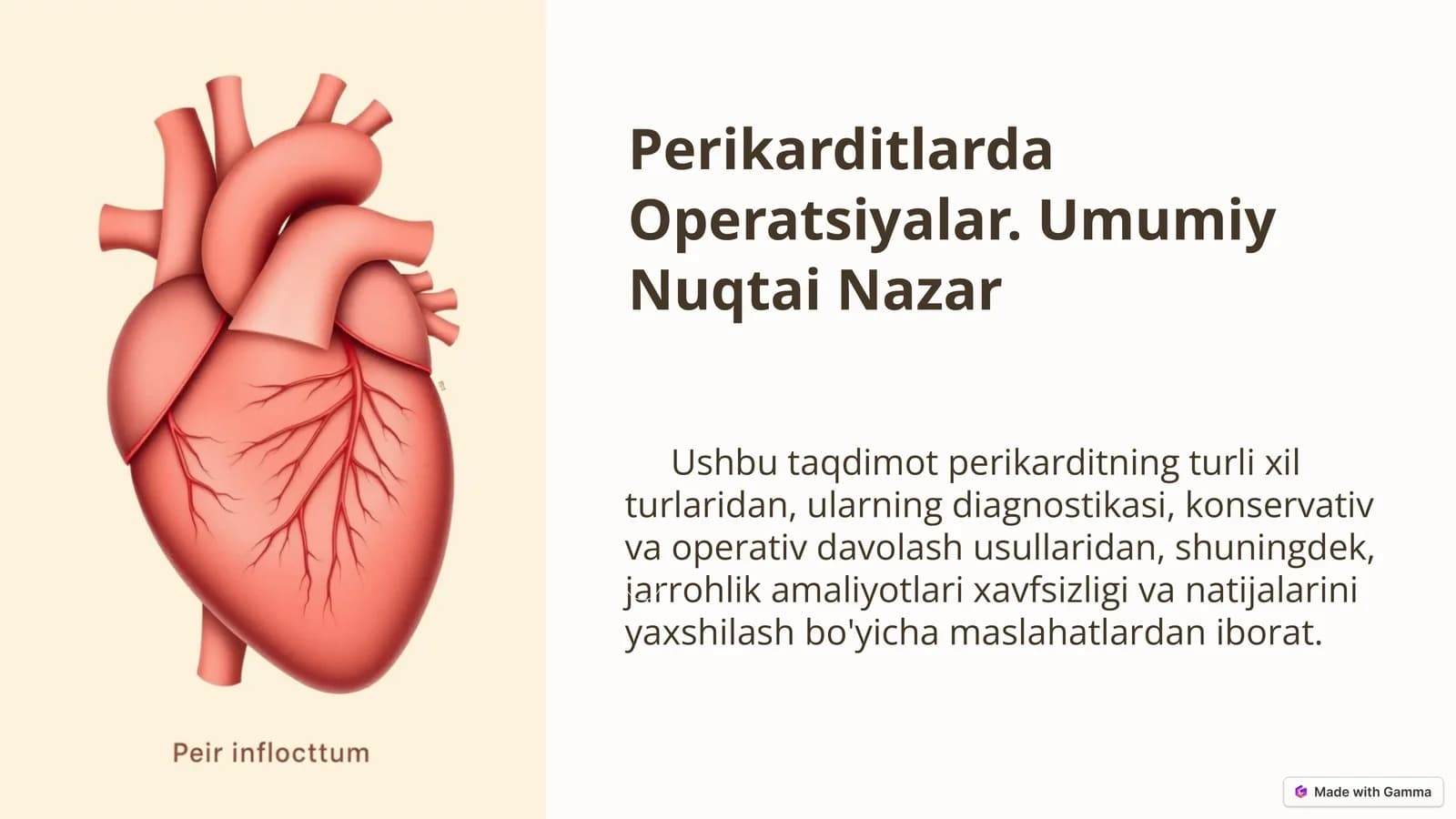 Perikarditlarda Operatsiyalar
