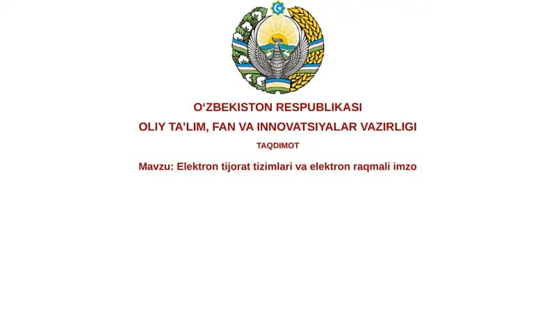 Elektron raqamli imzo