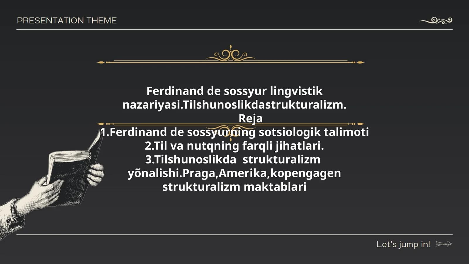 Ferdinand de Sossyur lingvistik nazariyasi