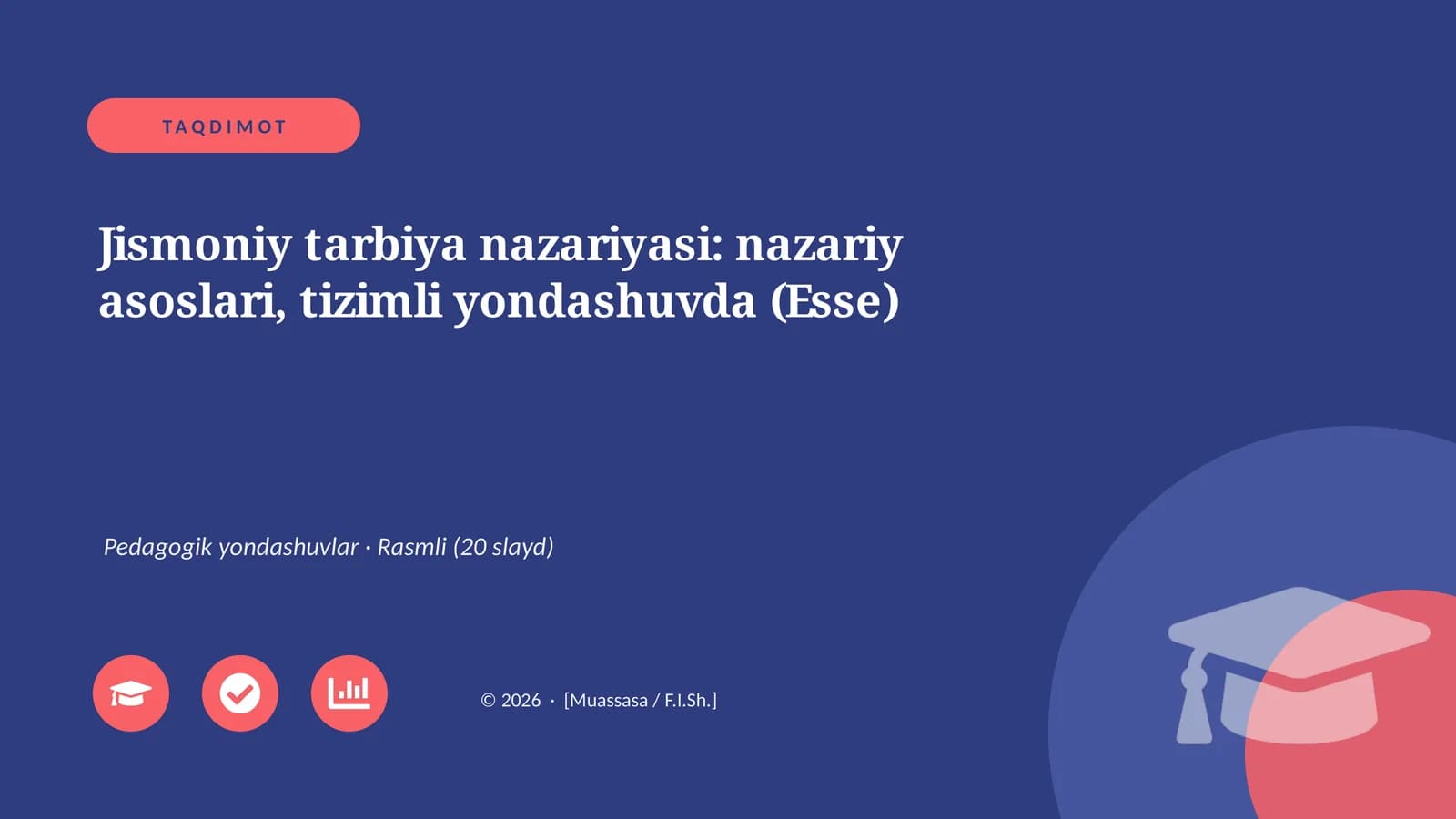 Jismoniy tarbiya nazariyasi: nazariy asoslari