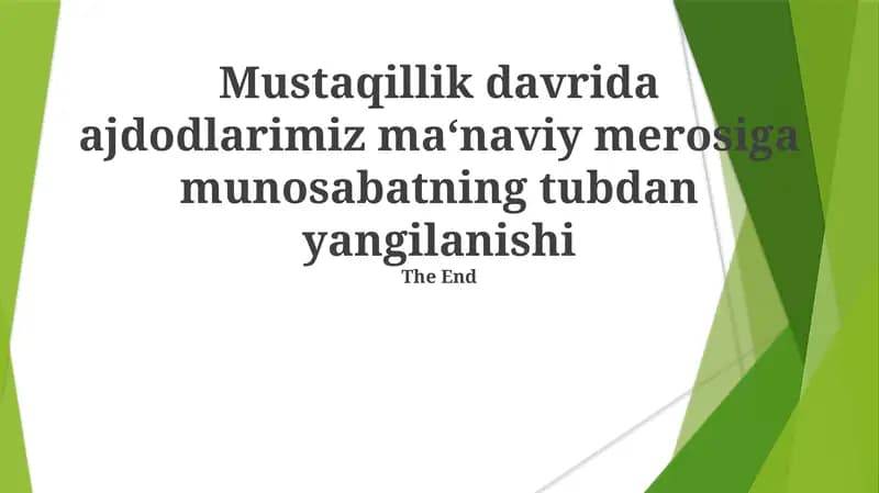 Mahalliy Liderlikning Roli