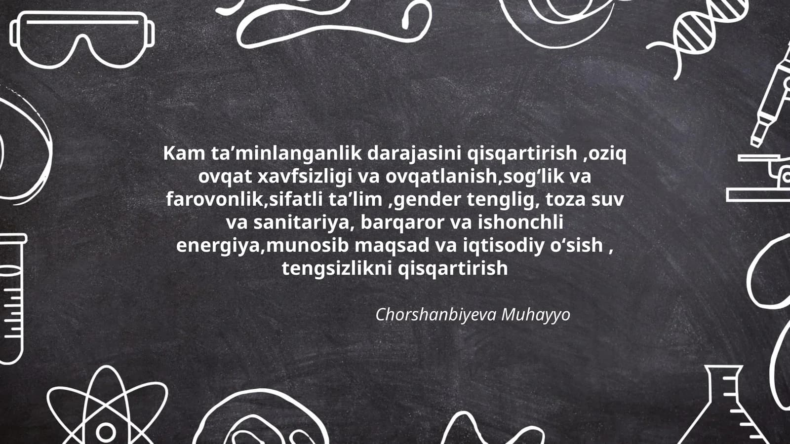 Chorshanbiyeva Muhayyo