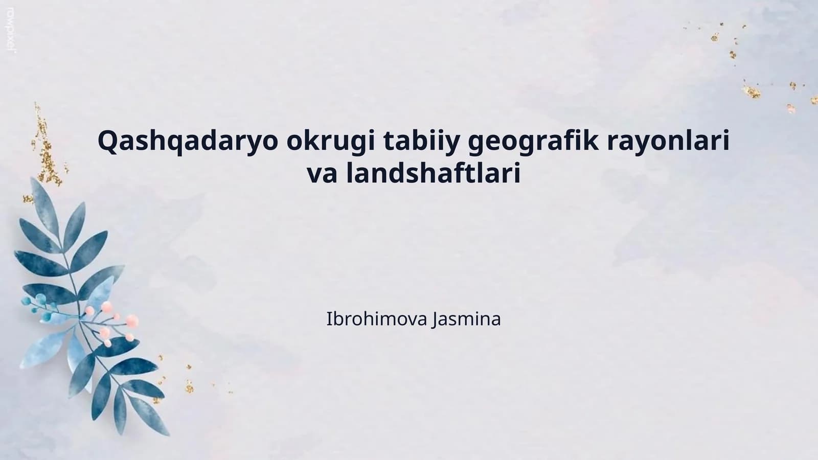Qashqadaryo okrugi tabiiy geografik rayonlari va landshaftlari