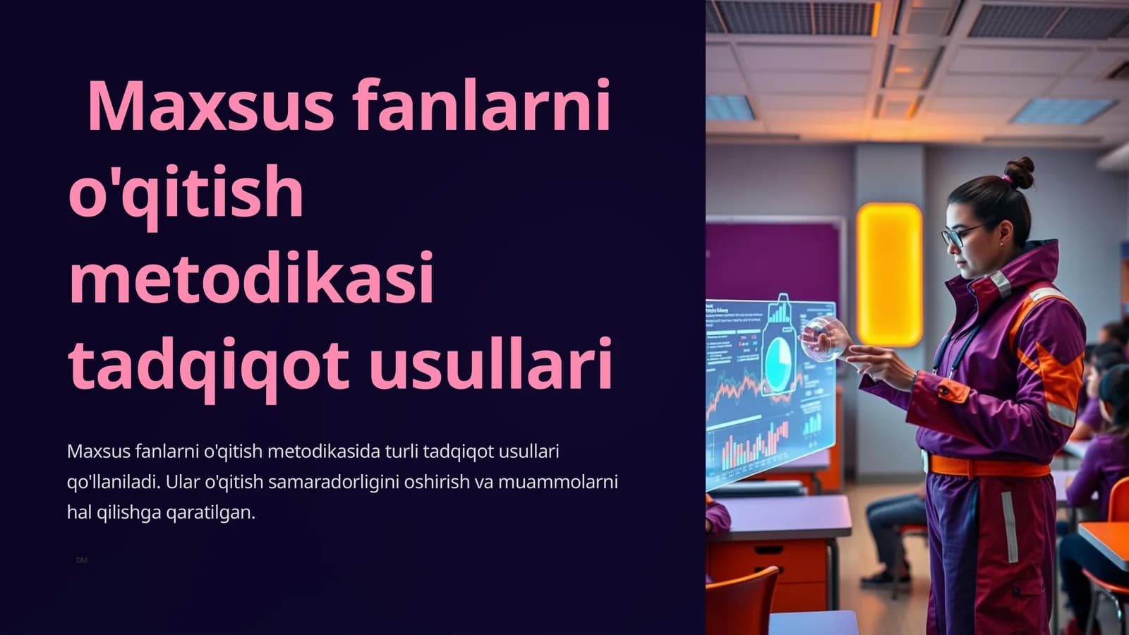 Maxsus fanlarni o'qitish metodikasi tadqiqot usullari