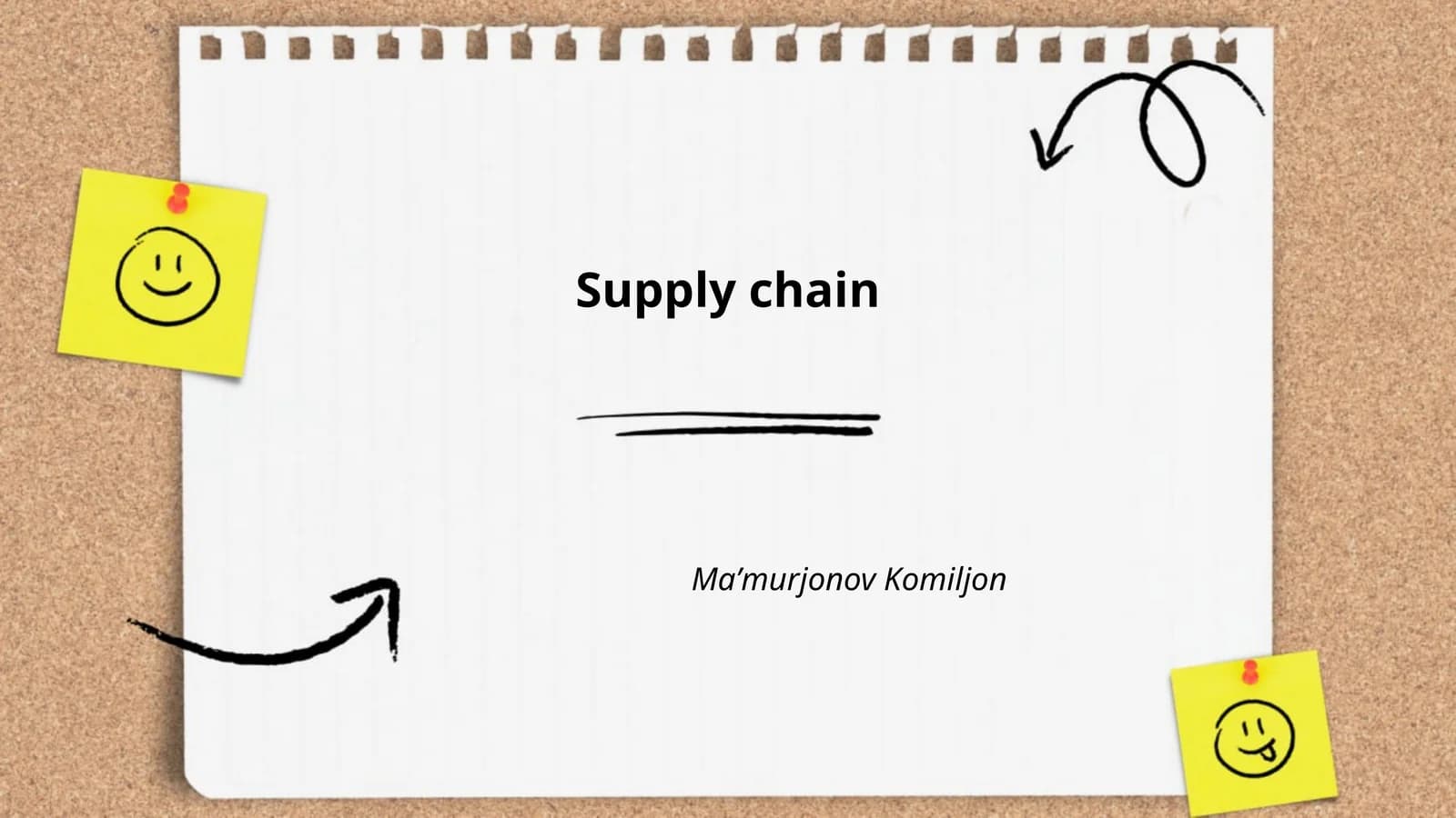Supply chain