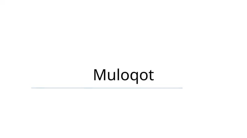 Muloqot