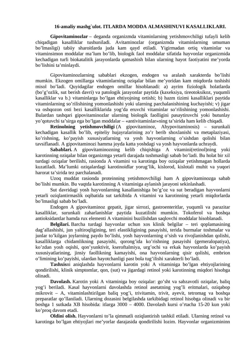 ITLARDA MODDA ALMASHINUVI KASALLIKLARI