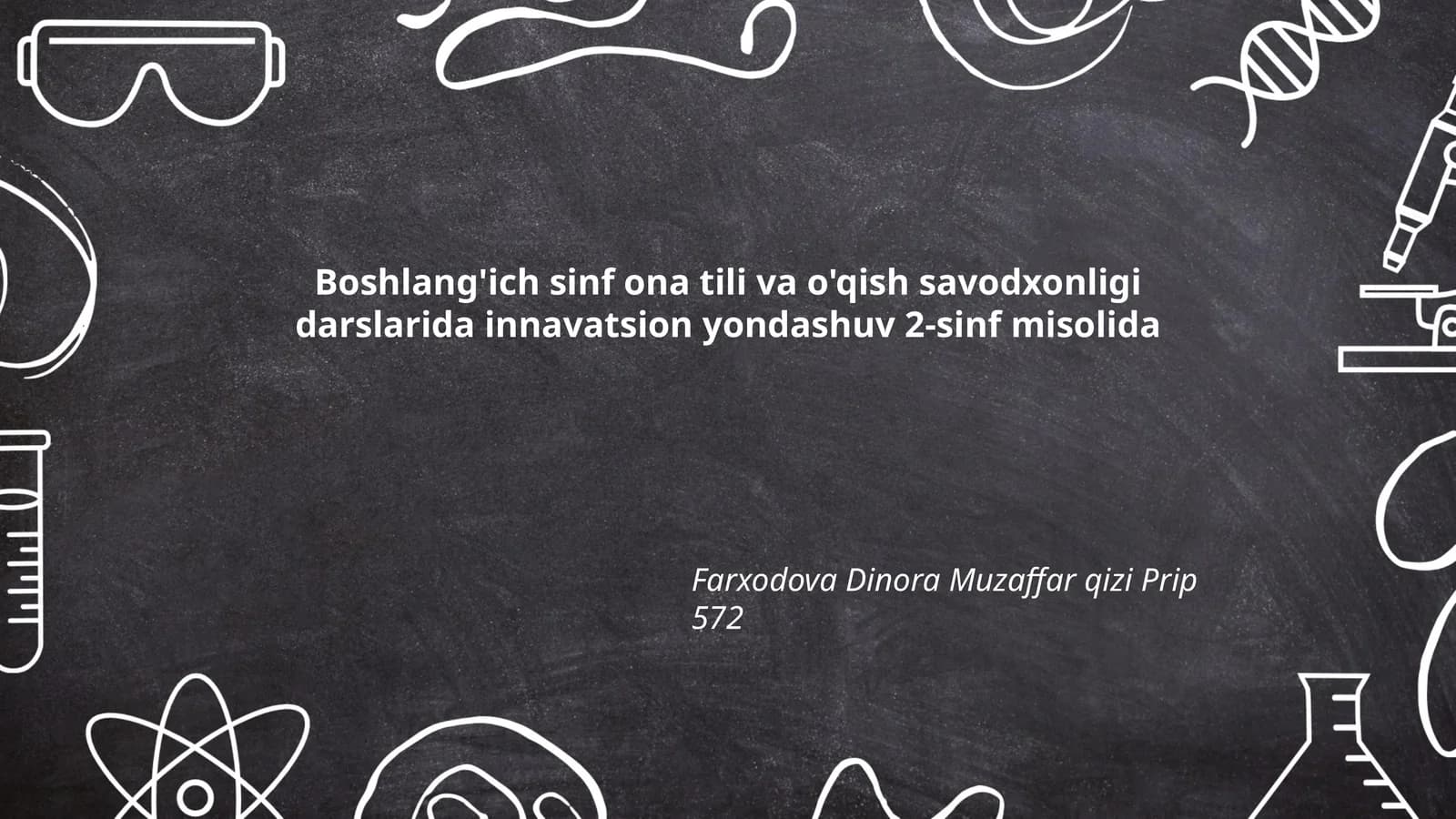 Innavatsion yondashuv 2-sinf misolida