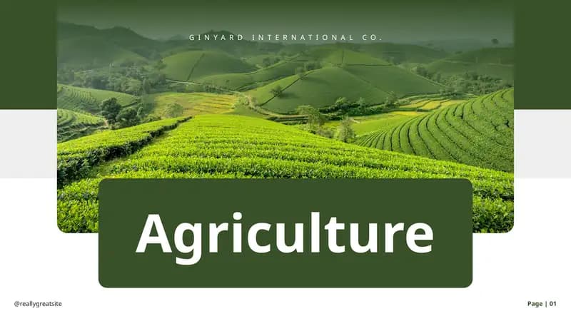 Agriculture