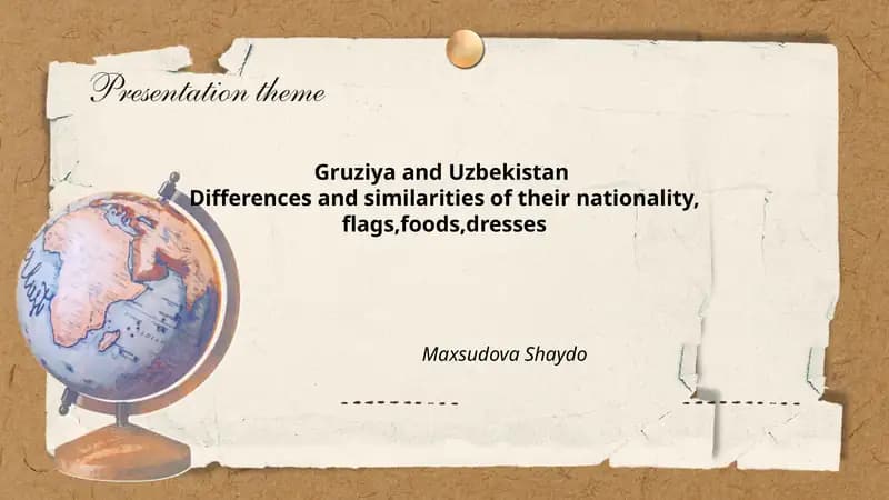 Gruziya va O'zbekiston millatlari