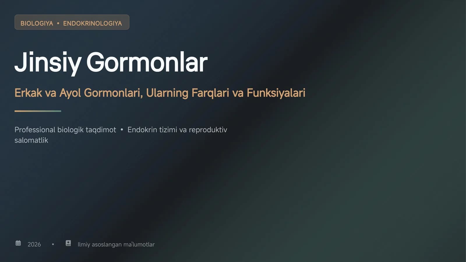 Jinsiy Gormonlar