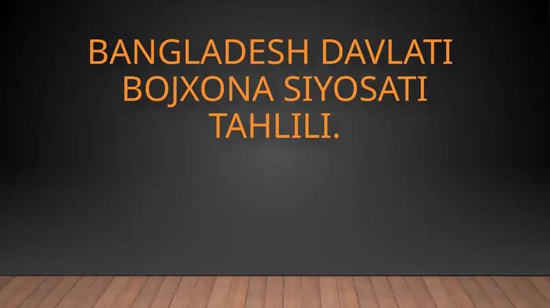 Bangladeshdavlatibojxonasiyosatitahlili
