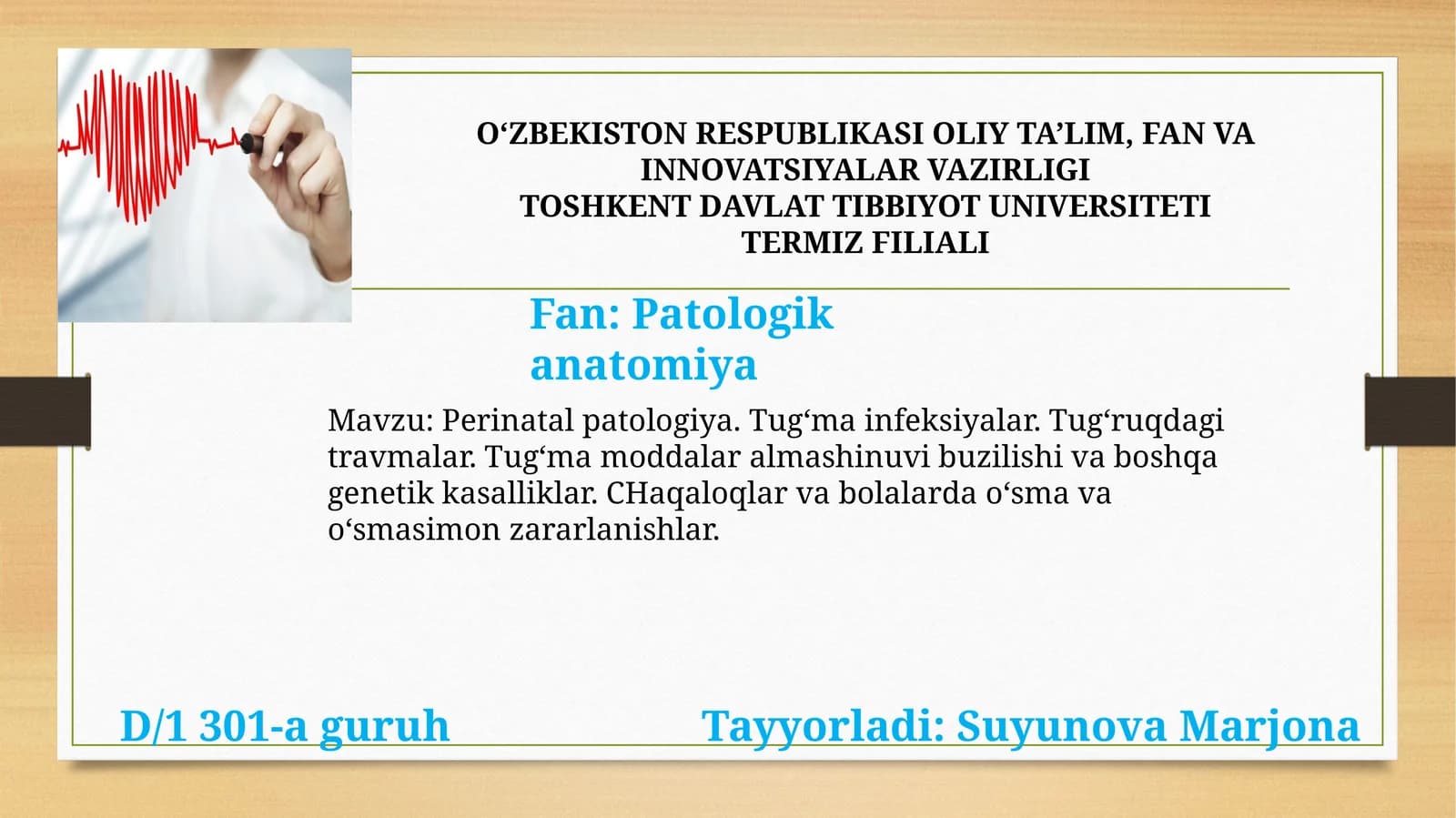 Perinatal patologiya