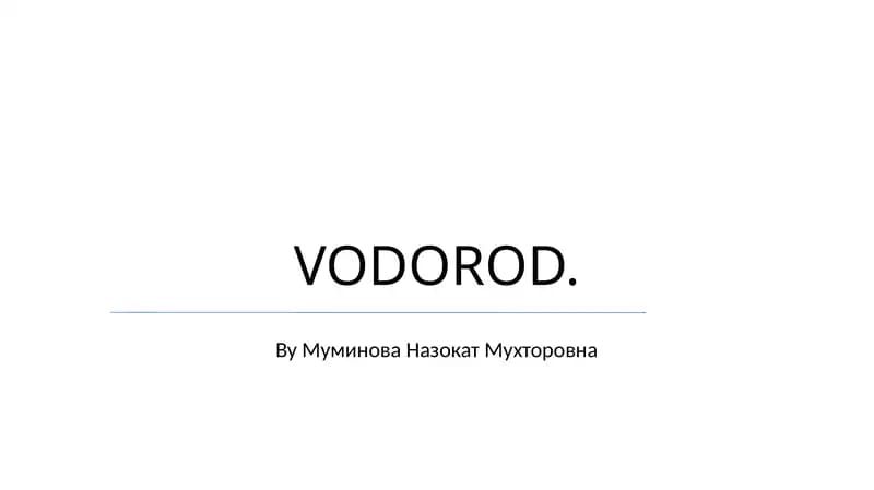 VODOROD