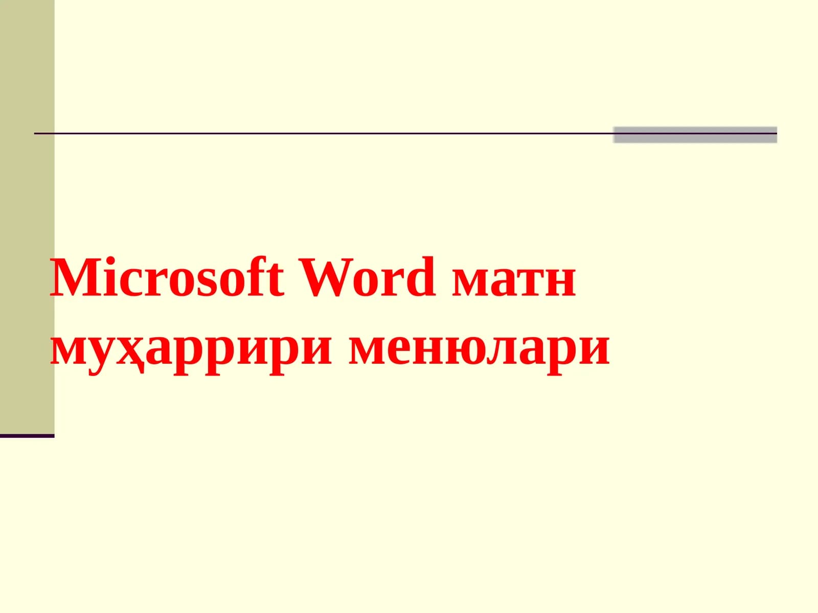 Microsoft Word