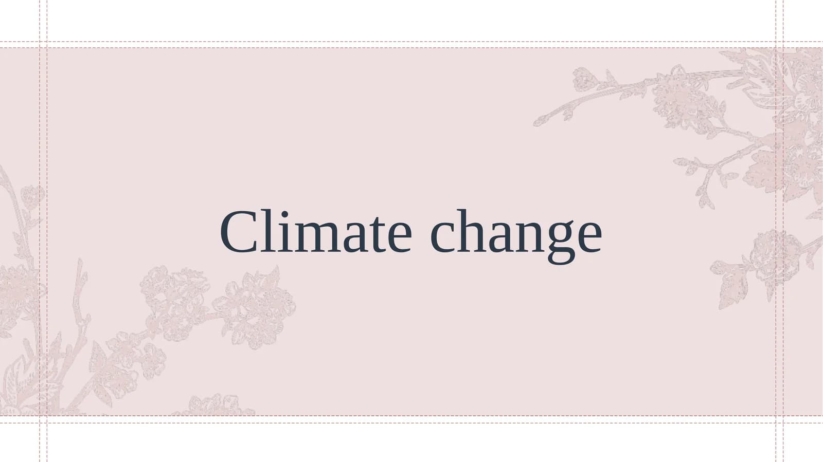 Climate change