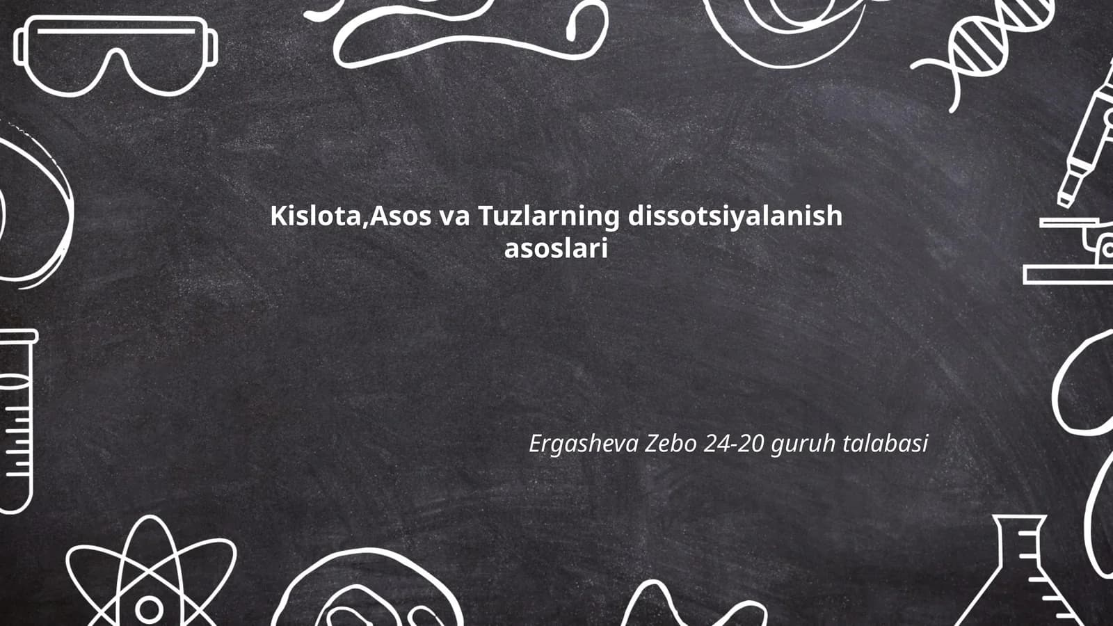 Kislota,Asos va Tuzlarning dissotsiyalanish asoslari