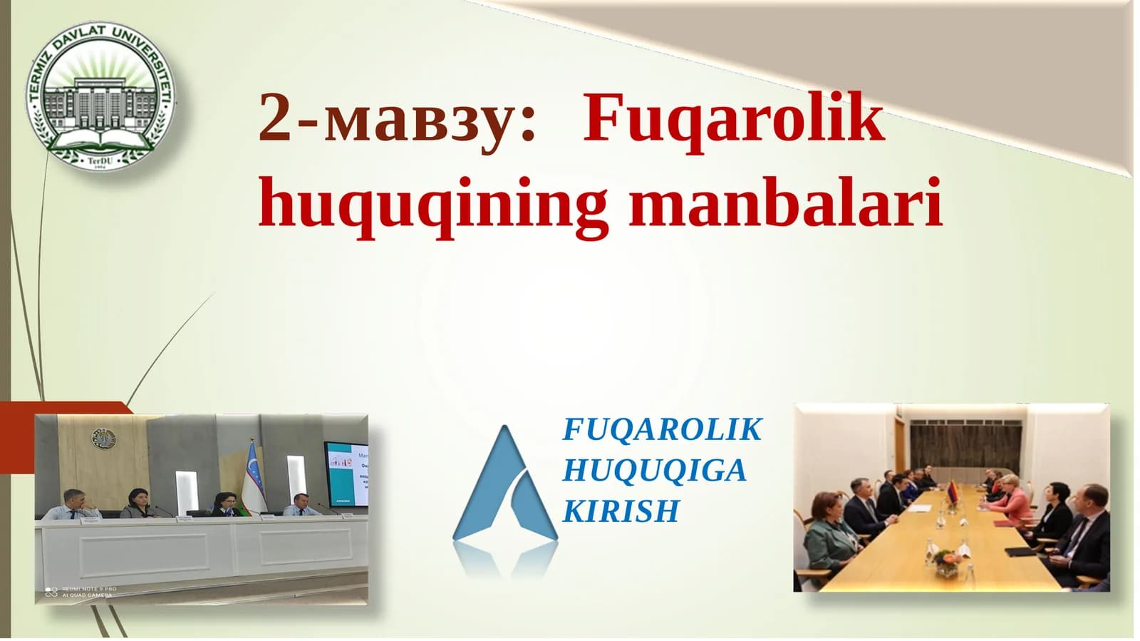 Fuqarolikhuquqiningmanbalari