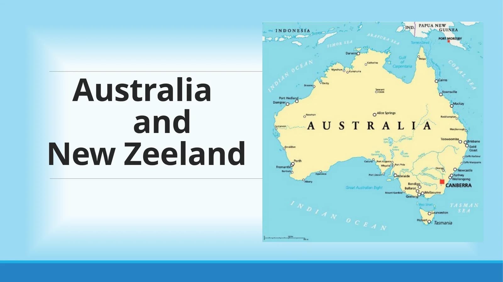 Australia and New Zealand