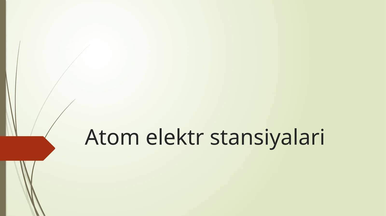 Atom elektr stansiyalari