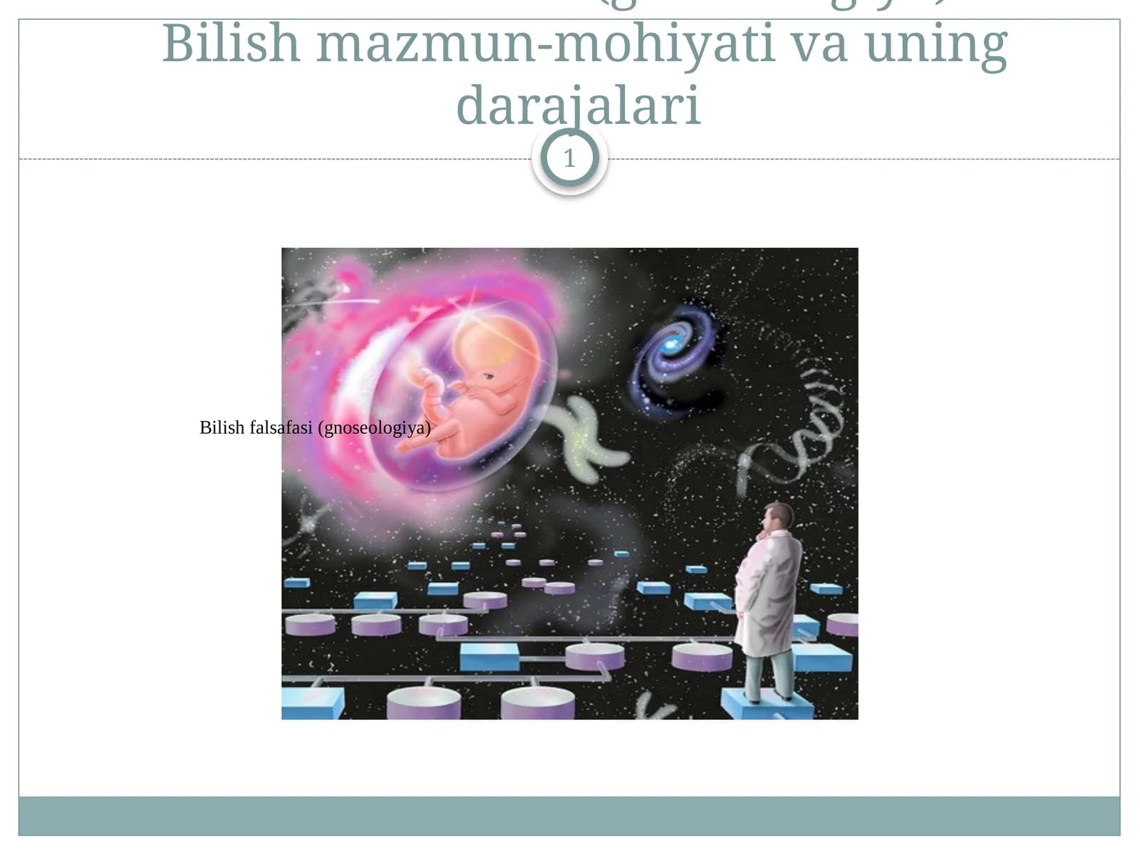 Bilish falsafasi (gnoseologiya)Bilish mazmun-mohiyati va uning darajalari