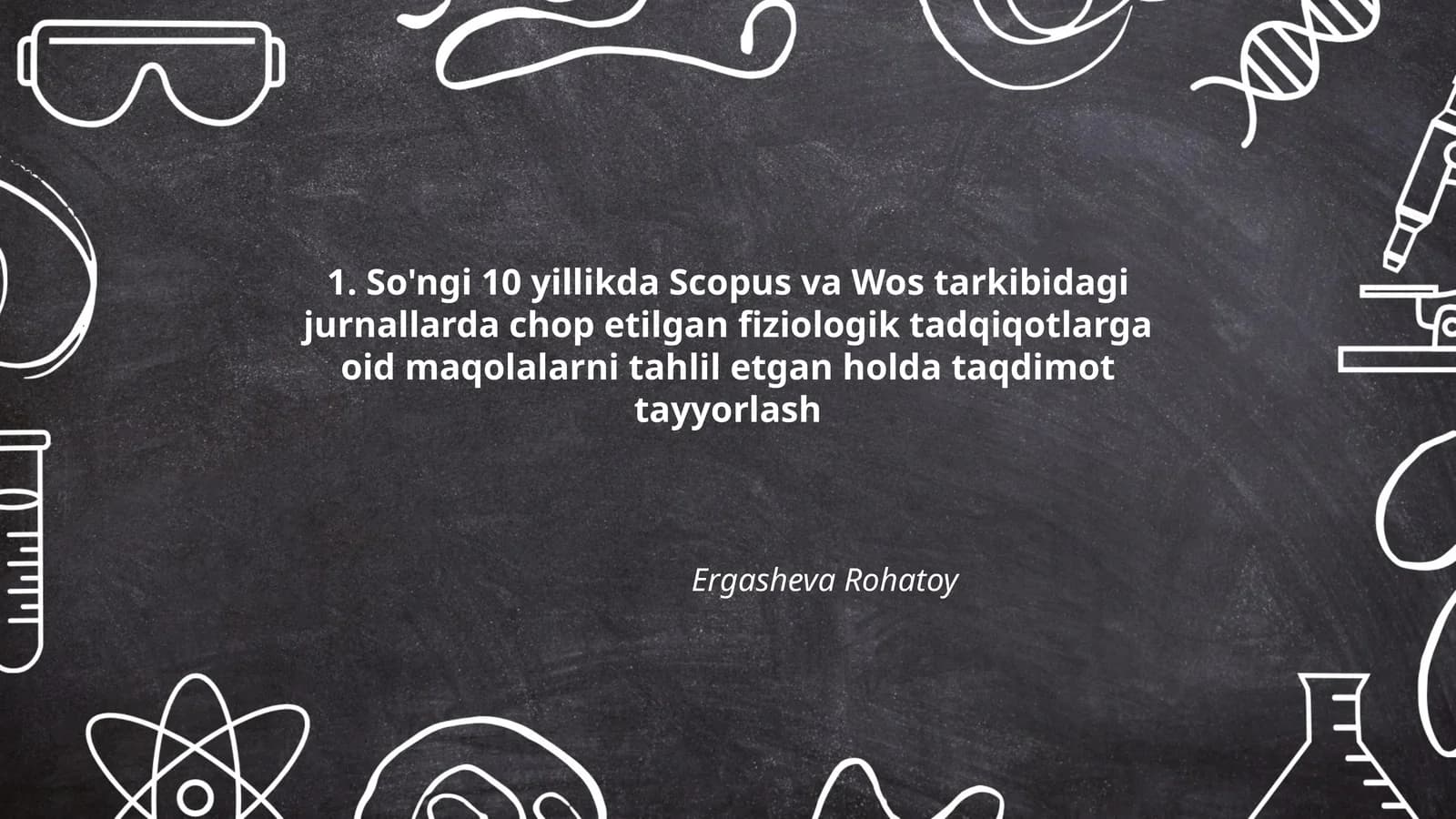 So'ngi 10 yillikda Scopus va Wos maqolalarni tahlil etish