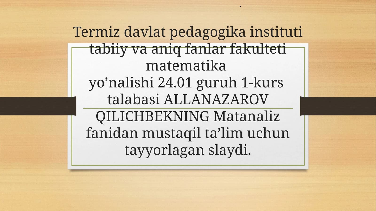 Qoidali bo`lish. Ko`phadlarni EKUBi. Keltirilmas ko`phadlar.