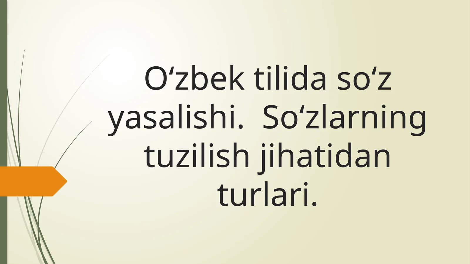 So‘zyasalishi