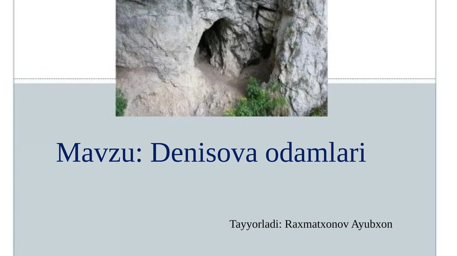 Denisova odamlari