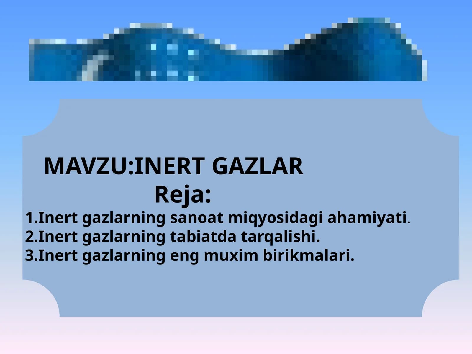 Inert gazlar