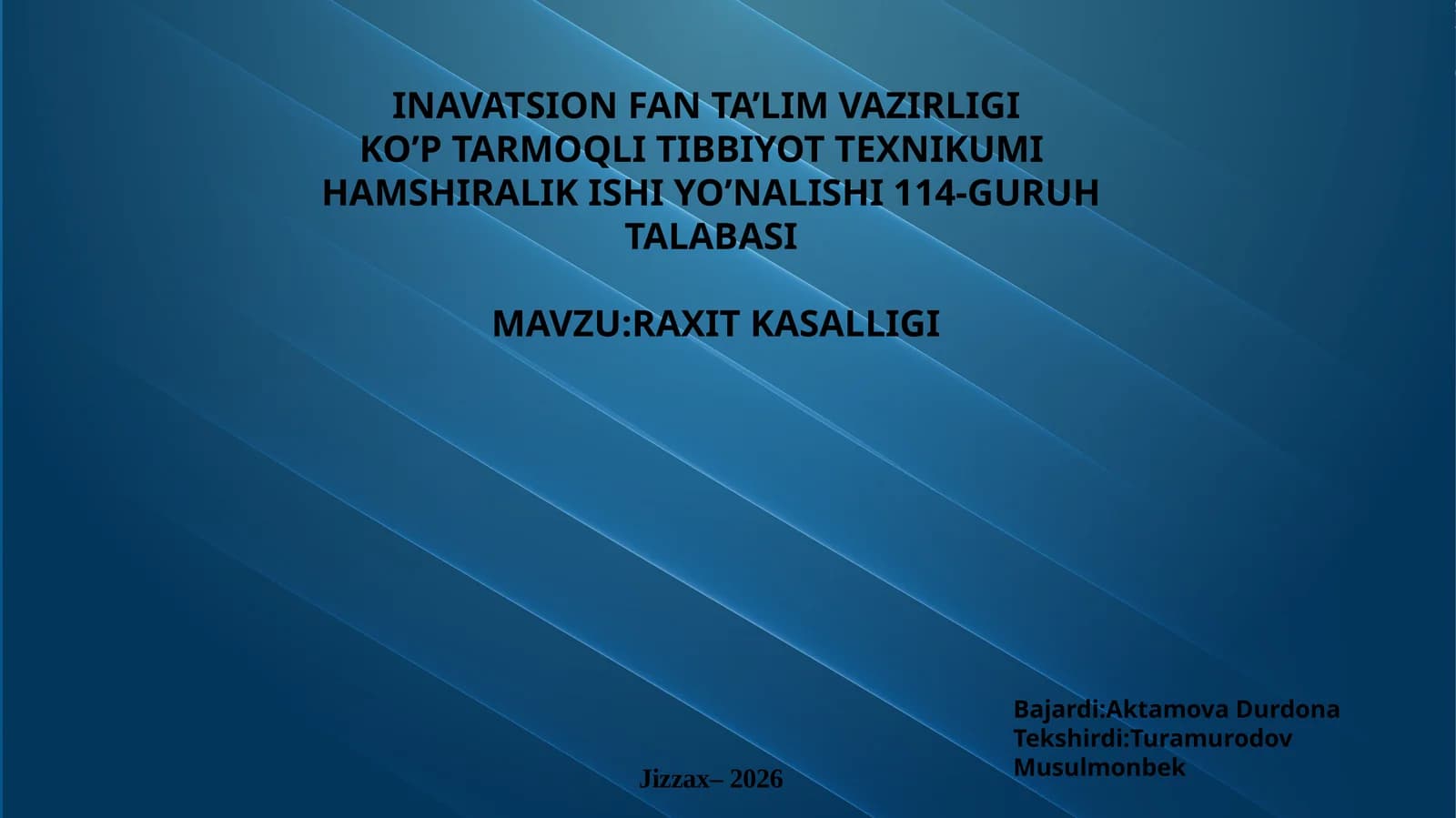 Raxit kasalligi