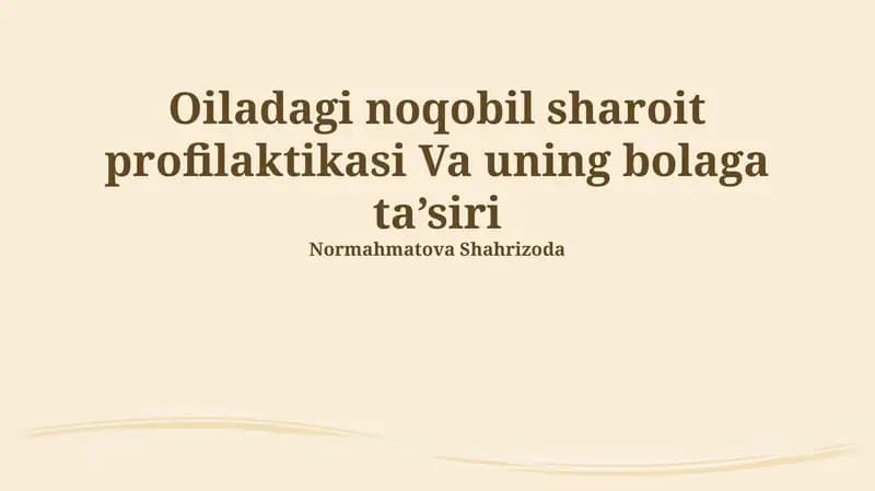 Psixologik zo'ravonlik va uning oqibatlari