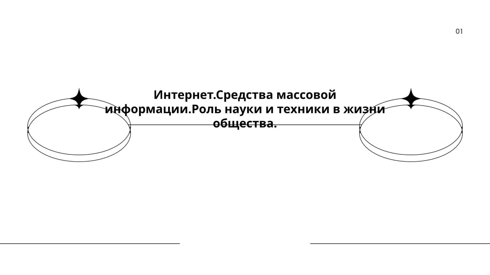 Интернет. Средства массовой информации. Роль науки и техники в жизни общества