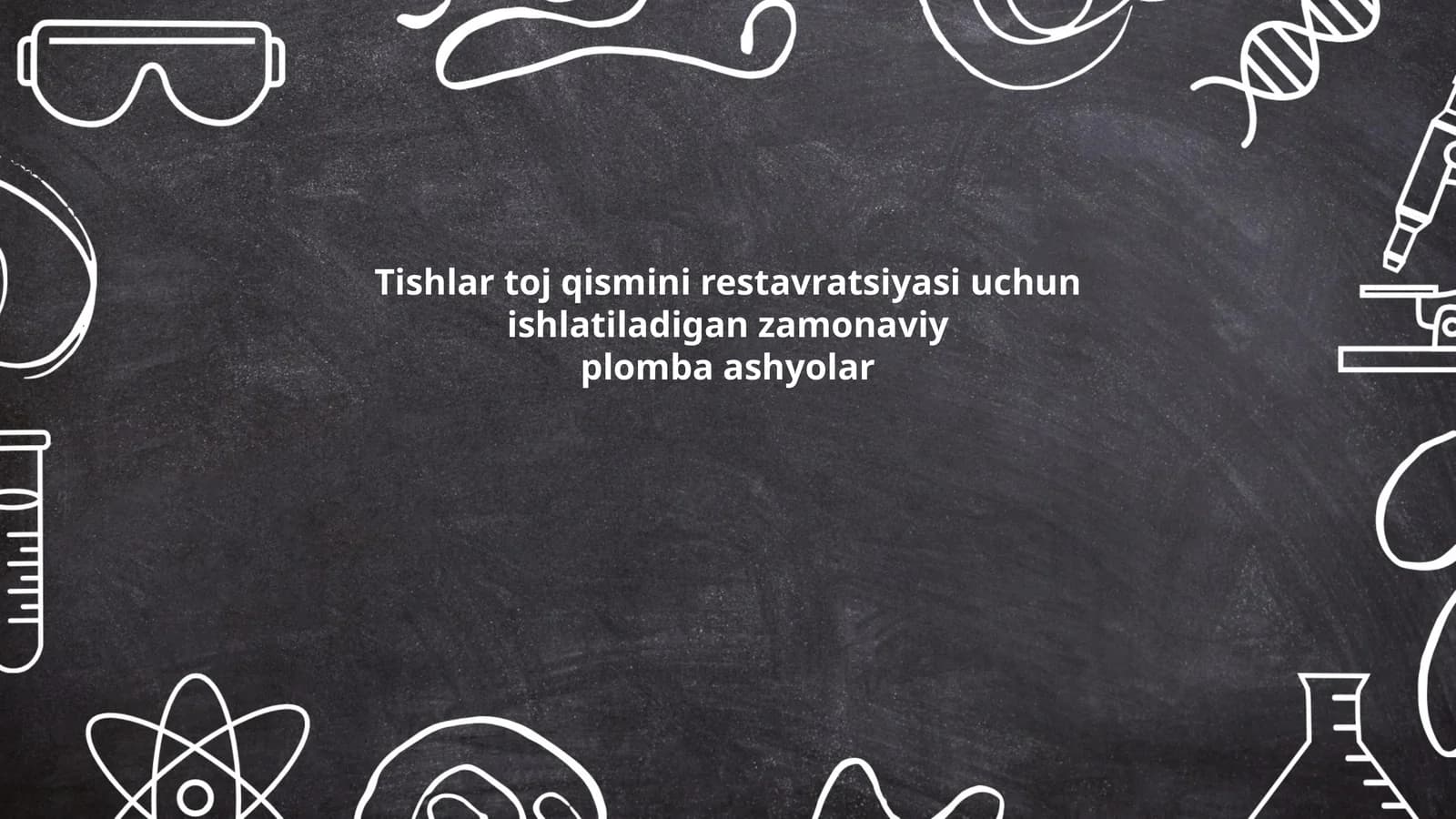 Tishlar toj qismini restavratsiyasi uchun ishlatiladigan zamonaviy plomba ashyolar