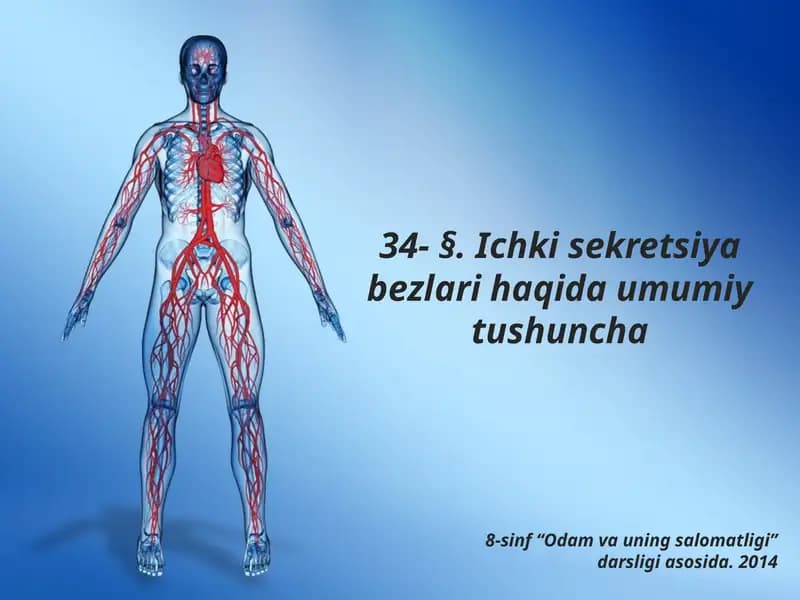 Odam va uning salomatligi darsligi