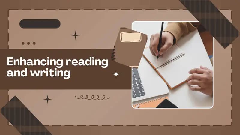 Enhancing reading and writing